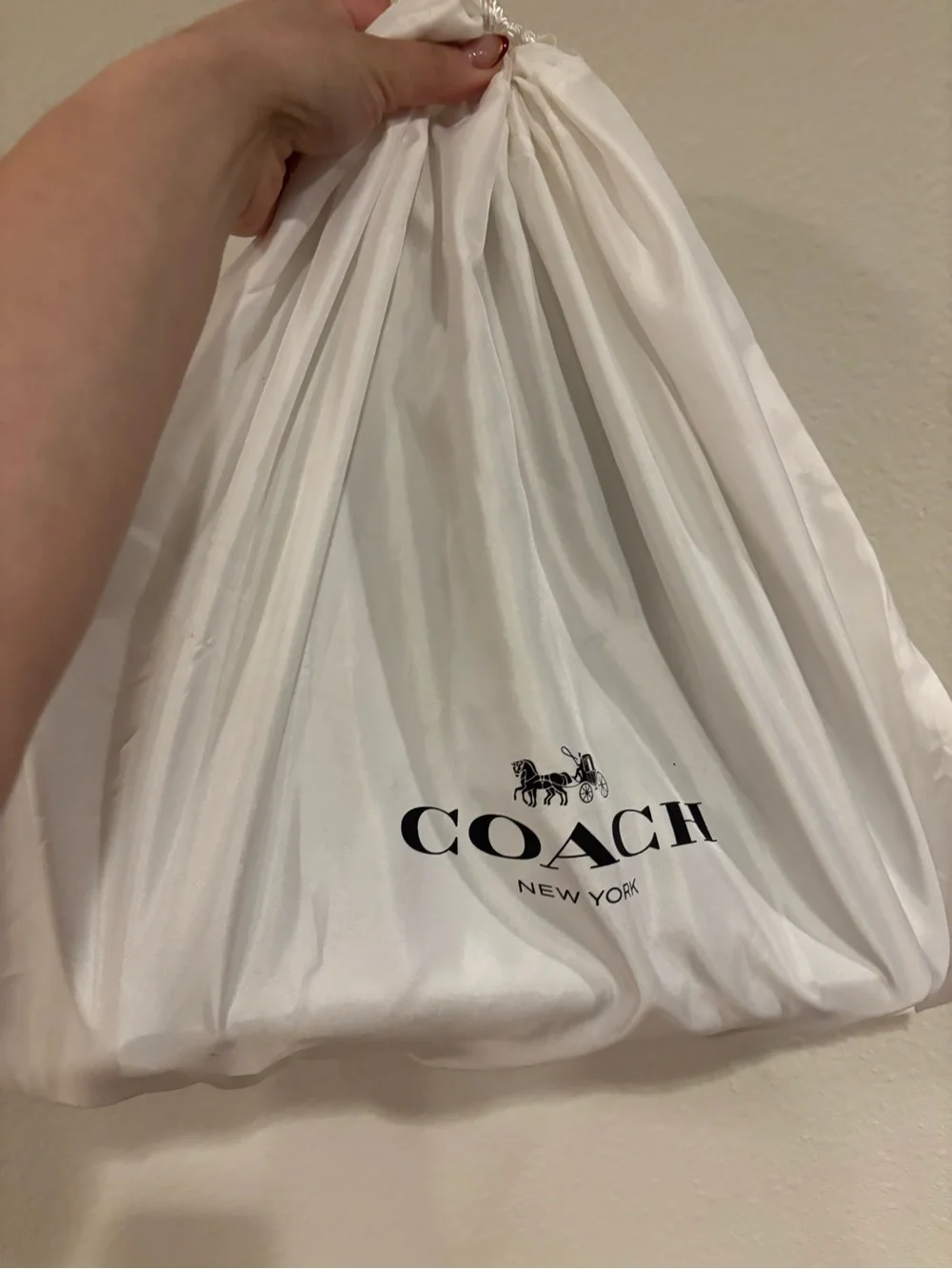 Coach pebbled leather